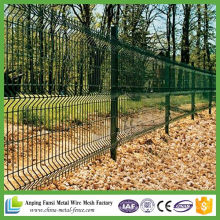 Fácilmente montado PVC revestido de aço Metal Wire Mesh Fence